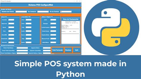 Image result for POS Python Code