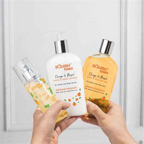 Orange & Basil - Body Care Bundle – Squish Town Private Limited