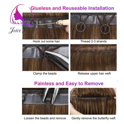Butterfly Weft Pu Skin Weft Hair Extensions - Premium Virgin Hair(Light ...