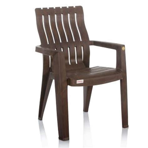 Varmora VWCH201 Plastic Prime Series Lumbo Chair (Brown) : Amazon.in ...
