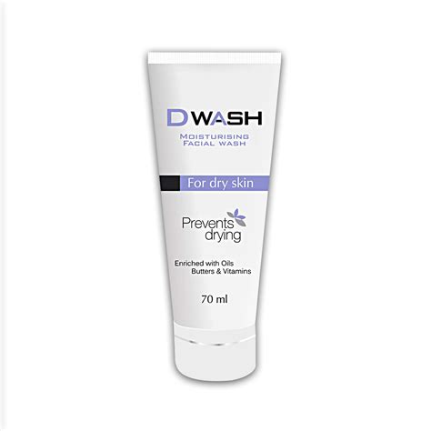Buy D Wash Moisturising Facial Wash 70ml - Cureka