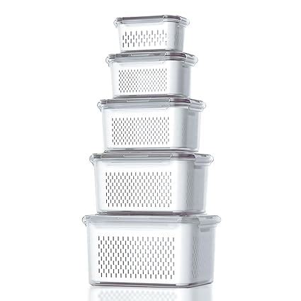 Buy Kuber Industries (Pack of 5) Food Containers | Storage Box for ...