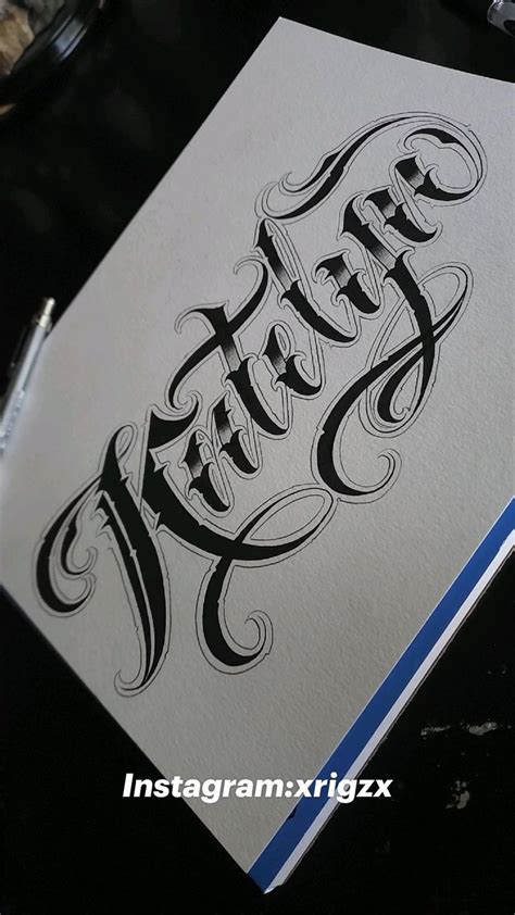 Image result for Script Tattoo Lettering