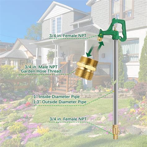 Snapklik.com : Frost Proof Yard Hydrant Frost Free Outdoor Faucet ...