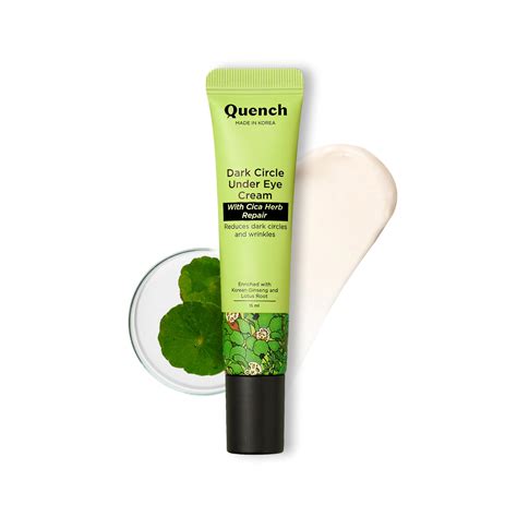 Quench Korean Dark Circle Under Eye Cream with Cooling Massage Roller ...