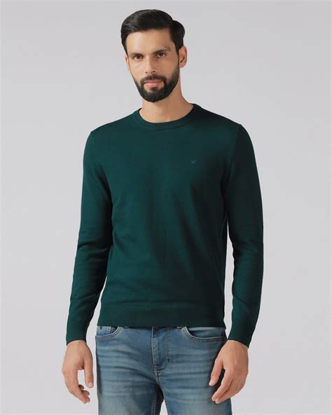 Buy Beetle Crew Neck Solid Sweater Online at Blackberrys