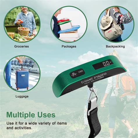 Buy travel inspira Luggage Scale, Portable Digital Hanging Baggage ...