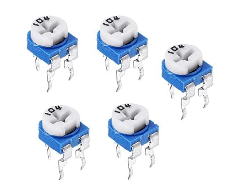 RM065 100k Ohm Trimpot Trimmer Potentiometer 104 Preset Variable ...