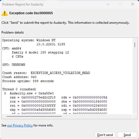 MP3 Decoding Failed Audacity Error 的图像结果