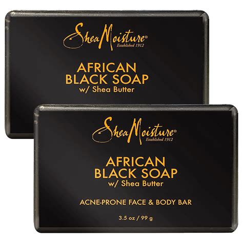 SheaMoisture African Black Soap with Shea Butter, India | Ubuy