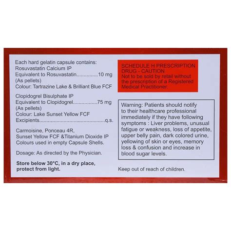 Rosukem CV 10 Capsule 10's Price, Uses, Side Effects, Composition ...