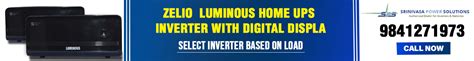 Luminous Inverter Dealers in Chennai | Shop Luminous Inverter Online