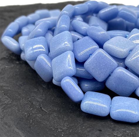 Buy ABCGEMS Glow-in-Dark Mexican Blue Aragonite Beads (AKA Cave Calcite ...