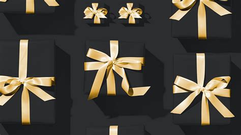 Download wallpaper 1920x1080 boxes, ribbons, gifts, black full hd, hdtv ...