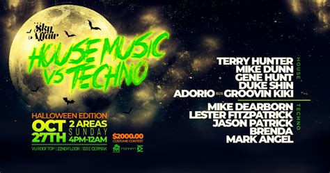 Halloween Edition of House vs Techno w $2000 Costume Contests at Vu ...