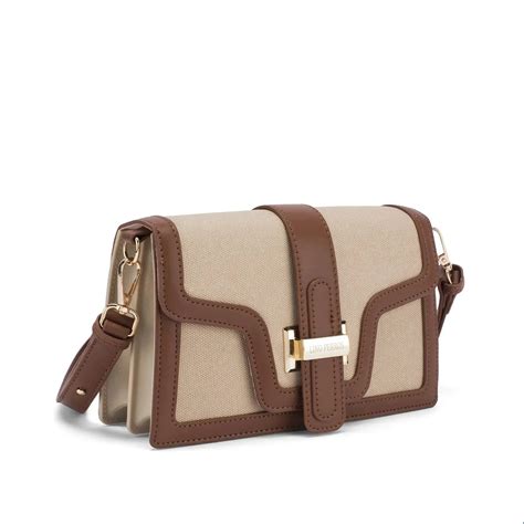 Buy Voyage Fearless Beige Shoulder Bag | Lino Perros