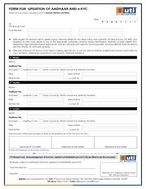 Ekyc Form - Fill and Sign Printable Template Online