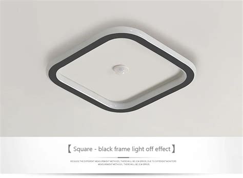 LED Ceiling Light with Motion Sensor – Modern Human Body Induction Lam ...