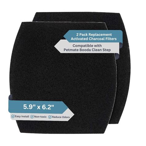 FRESH HEADQUARTERS Replacement Filters Compatible with Hooded Petmate ...