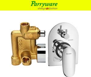 Parryware Alpha 3 way conceald diverter body + upper trim 320 Alpha ...