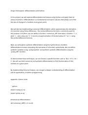 Image result for Python Differentiation