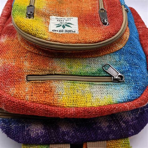 Buy Hemp Backpack Mini Multicolor Print Online India – Atrangi Gifting
