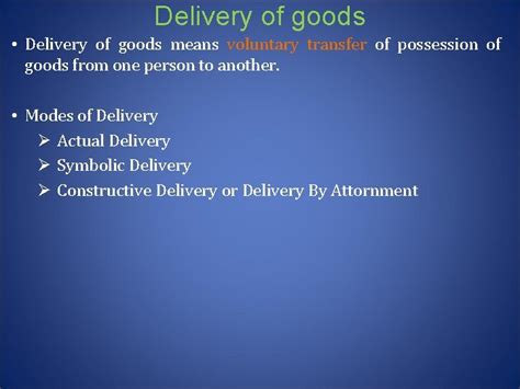 Image result for Constructive Delivery Examples