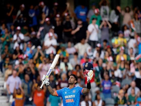Suryakumar smashes record-equalling 4th T20I ton, guides India to 201/7 ...