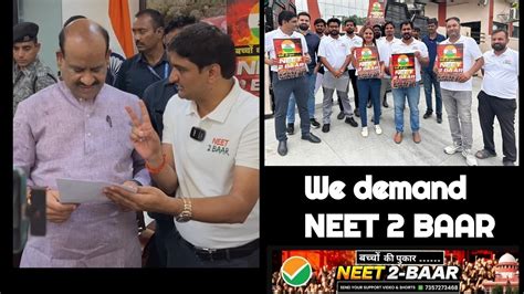 Petition · We demand - NEET 2 बार - A request to conduct NEET twice a ...