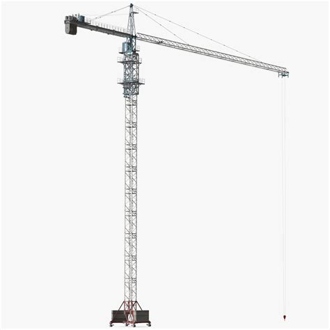 3D model Construction Tower Crane Rigged for Cinema 4D | 3D Molier ...