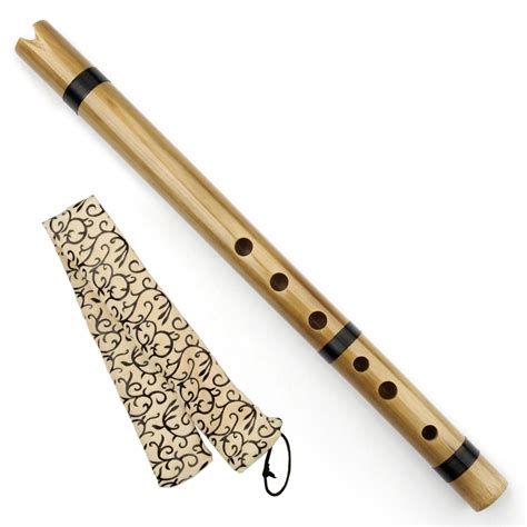 a Vertical Bamboo Flute Indian Clarinet Bamboo Quena Flute in G Key ...