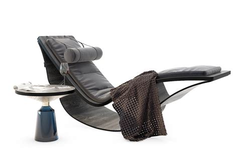 H37-0617现代户外休闲椅躺椅 - 草图大师模型