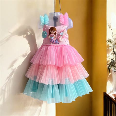 Mermaid Dress In Pastel Color – THESMALLTAILOR