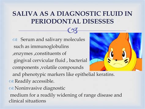 saliva as a biomarkers in periodontics | PPTX