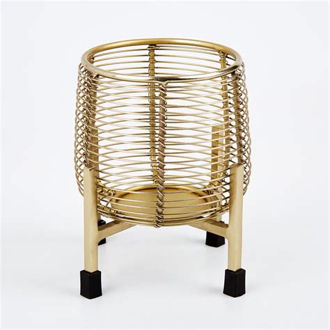 Buy Splendid Megas Iron Wired Planter with Stand from Home Centre at ...