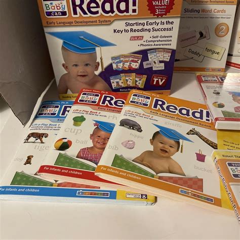 Your Baby Can Read Set of Books Cards DVDs Early Learning System ...