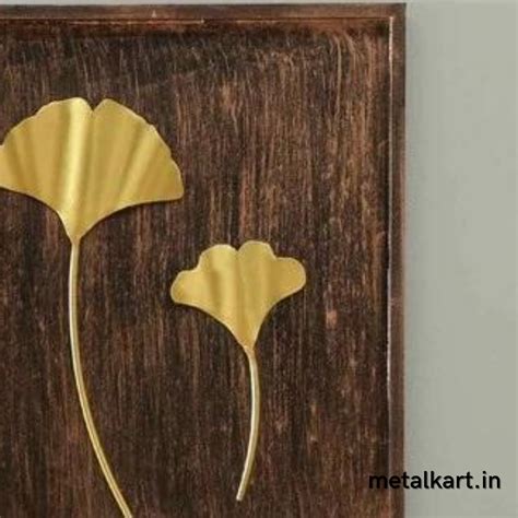 TWIN GINKO LEAF (18 x 15 Inches) - Punam Metalcrafts