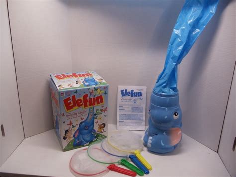Elefun Game 2002 Hasbro Has Butterflies Nets Elephant Catching ...
