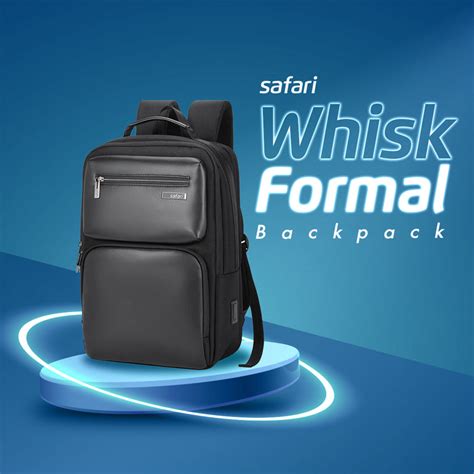 Buy Safari Whisk 16L Formal Backpack Black Online