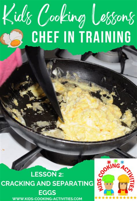 Kids Cooking Lessons for 7-11 year olds chef in training Lesson 2.