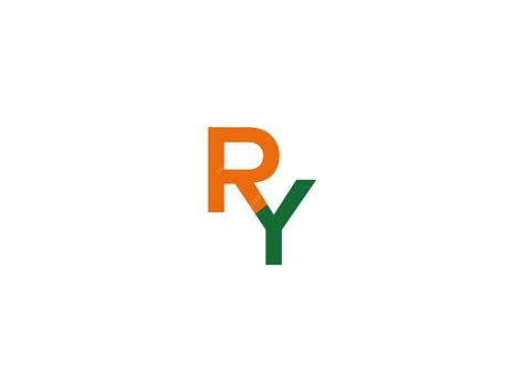 Premium Vector | Ry logo design