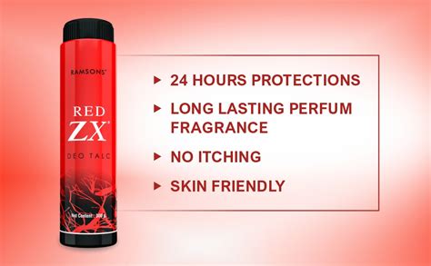 Ramsons RED ZX Deo Talc 100gm |Fragranced Talcum Powder For Men & Women ...