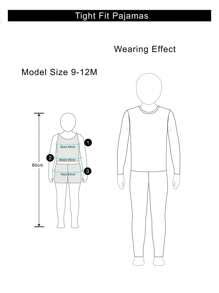 Loomiva Baby Girl Tight Fit PajamaFloral Print Knit Snug Fit Pajamas ...