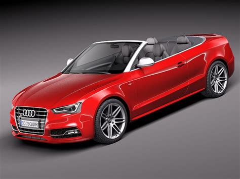 3d Model Audi S5 Convertible Sport