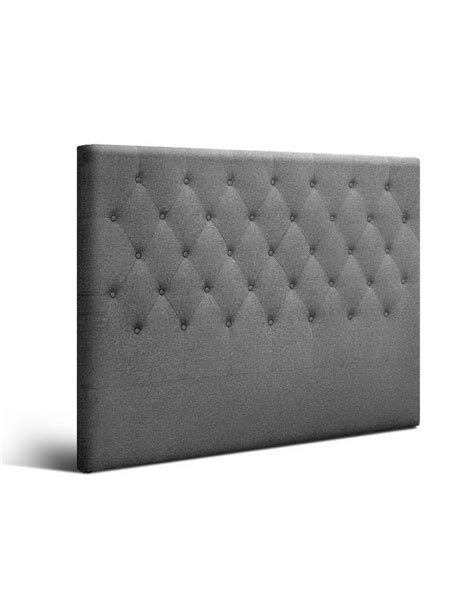 Artiss Bed Head Headboard Queen Size Fabric - CAPPI - Grey - Kmart