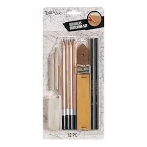 Brea Reese 12-Piece Beginners Sketching Set : Amazon.in: Home & Kitchen