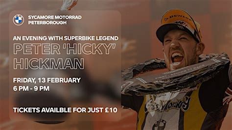 An Evening With Superbike Legend, Peter 'Hicky' Hickman! | Sycamore ...