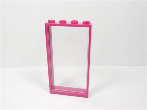 LEGO Magenta 1x4x6 Window Frame w/ Trans Clear Insert M7 | eBay
