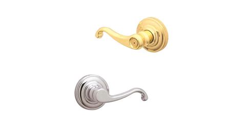 Schlage F40CLT605625ANDLH Callington Left Handed SPLIT FINISH Privacy ...