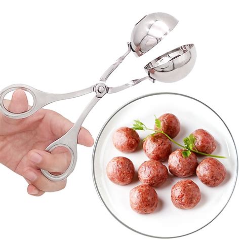Meatball Maker Clip Spoon Stainless Steel Meatballs Mold Fried Fish DIY ...